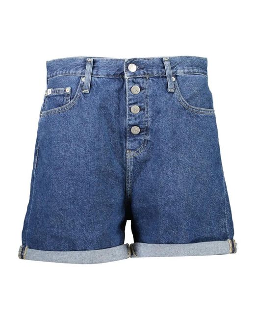 Calvin Klein Blue Denim Shorts