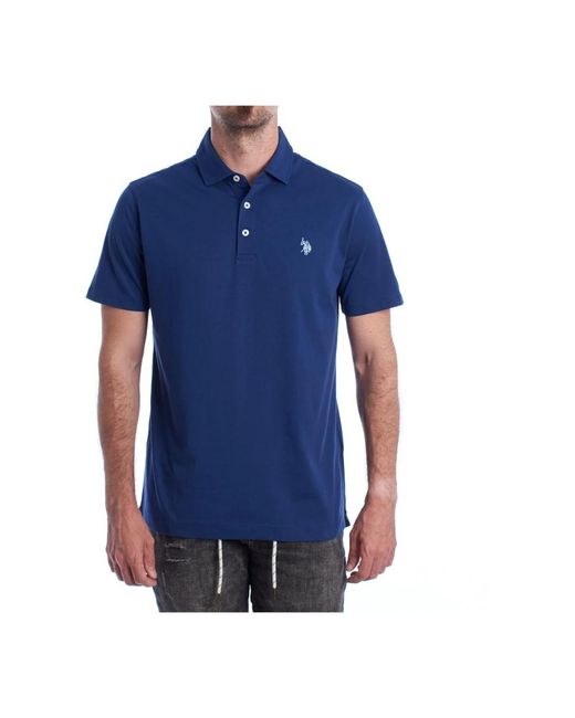 U.S. POLO ASSN. Blue Polo Shirts for men