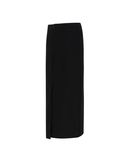 Max Mara Solivi Midi Rok in het Black