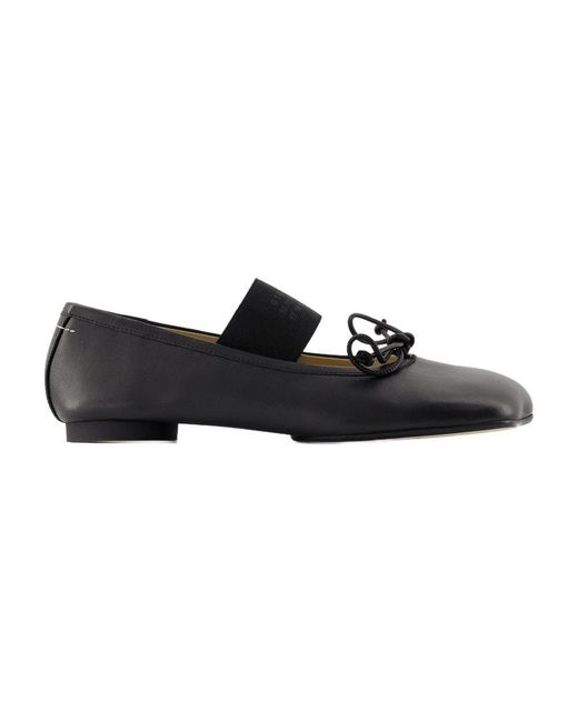 MM6 by Maison Margiela Black Ballerinas