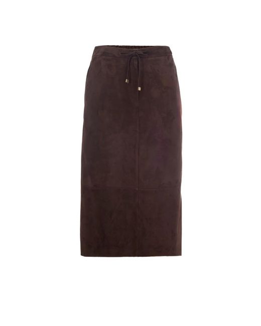 Max Mara Midi Rok in het Brown