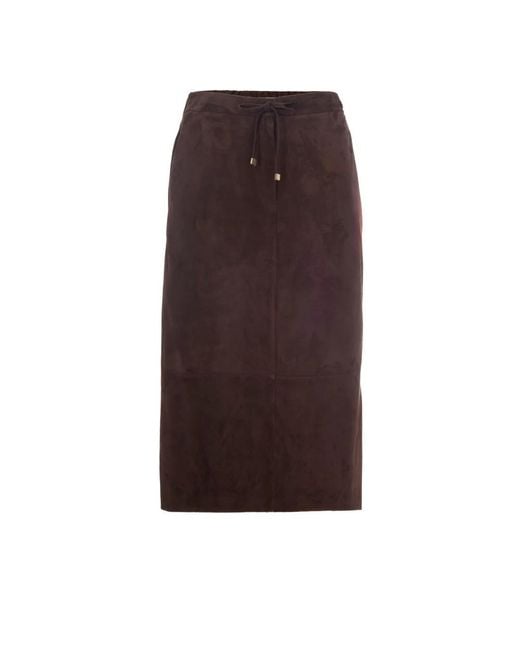 Max Mara Brown Midi Skirts