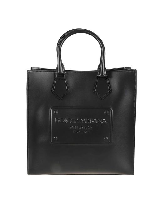 Dolce & Gabbana Black Tote Bags for men
