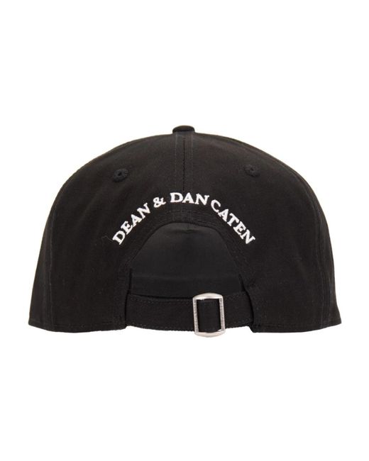 DSquared² Accessoires ,Zwart ,Katoen Baseball Cap in het Black