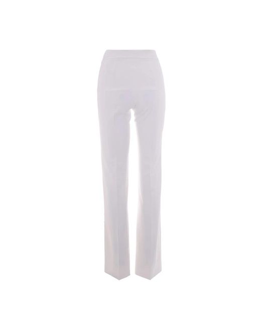 Elisabetta Franchi Gray Wide Trousers
