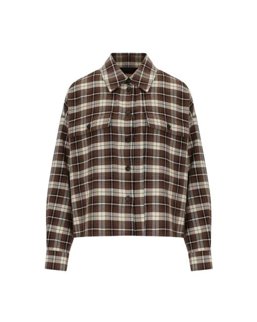 Weekend by Maxmara Brown Shirts