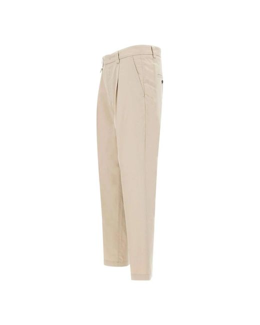 Paolo Pecora Natural Slim-Fit Trousers for men