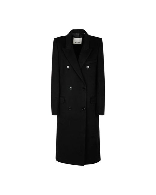 Isabel Marant Black Double-Breasted Coats