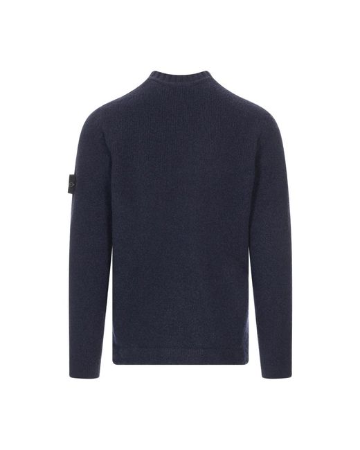 Stone Island Blue Turtlenecks for men