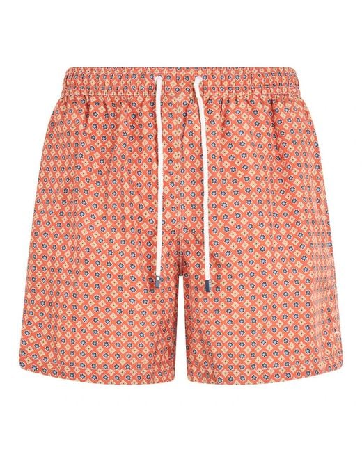 Fedeli Red Beachwear for men