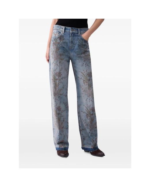 Liu Jo Rechte Jeans in het Blue