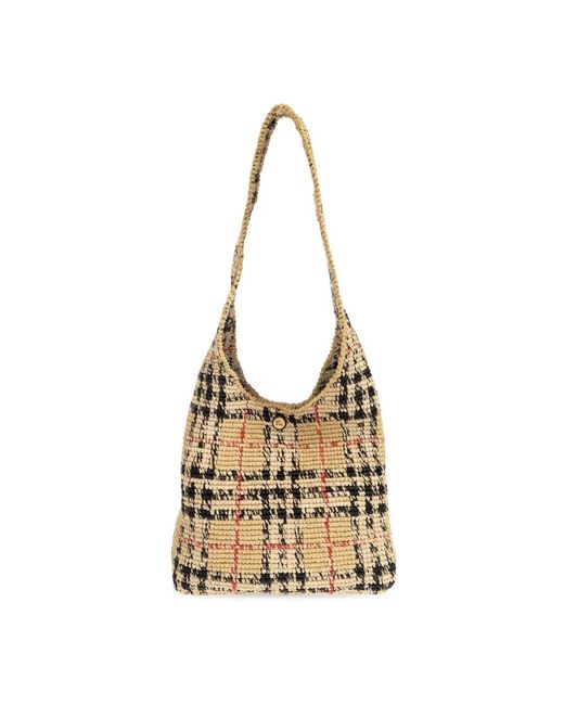 Burberry Metallic Tote Bags