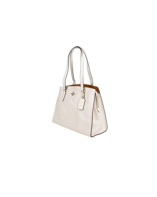COACH White Shoulder Bags