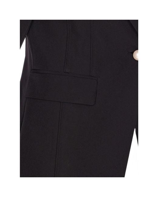 Liu Jo Black Schwarze Stretchjacke Für Frauen