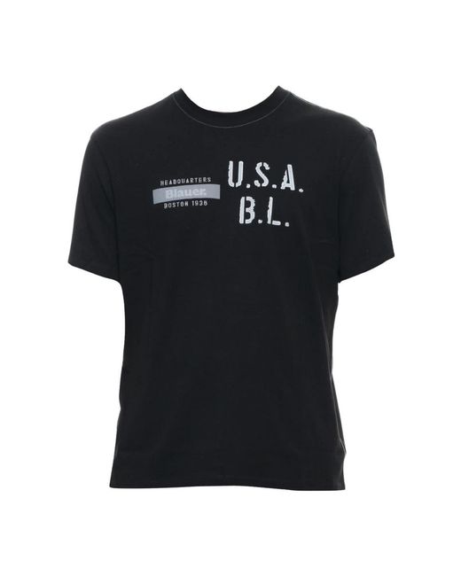 Blauer Black T-Shirts for men