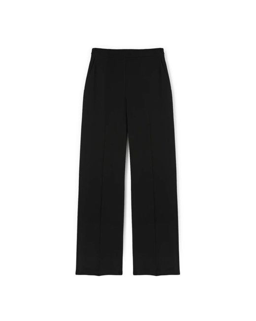 mötivi Black Fließende hose mit weitem bein
