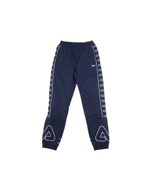 Fila Broeken ,Zwart ,Track Pant Vanessa Wind Pant in het Blue
