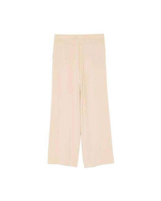 Alberto Biani Natural Wide Trousers
