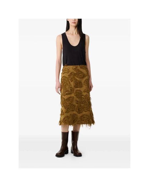 Studio Nicholson Natural Midi Skirts