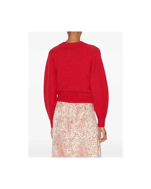 Isabel Marant Round-Neck Knitwear in het Red