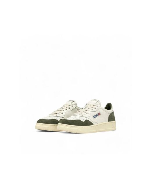 Medalist low sneakers in pelle di Autry in Green