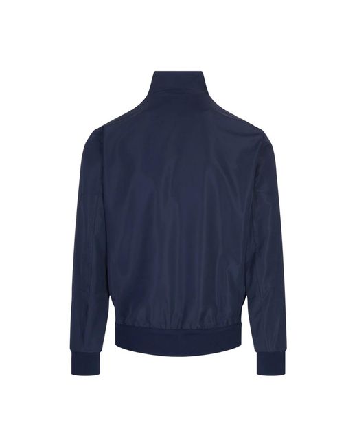 Kiton Blue Bomber Jackets for men