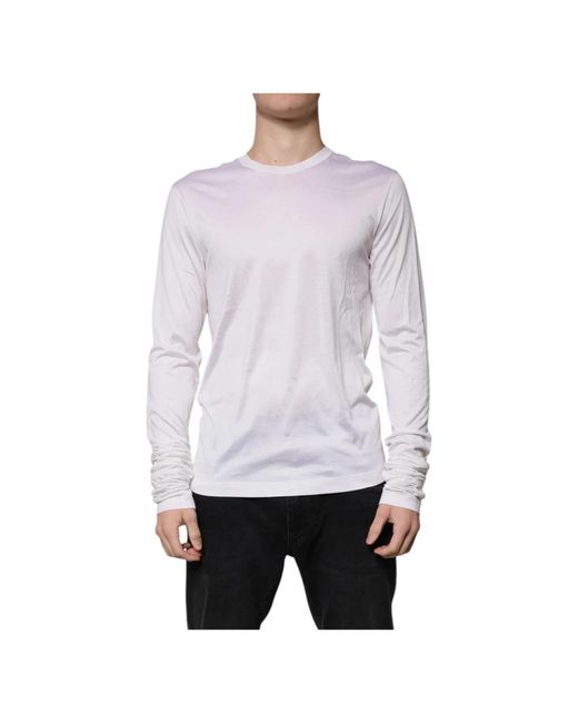 Dolce & Gabbana Long Sleeve Tops in het White voor heren