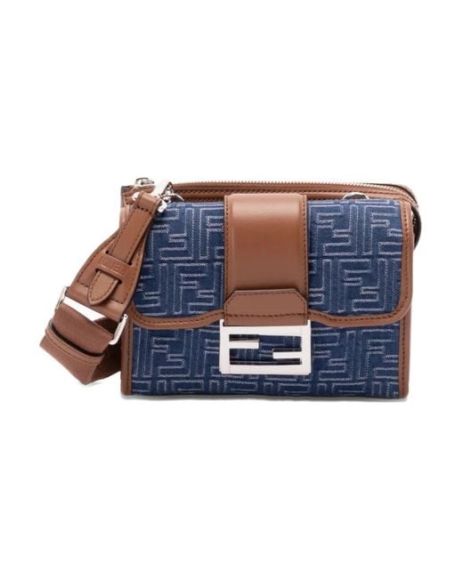 Fendi Blue Cross Body Bags for men