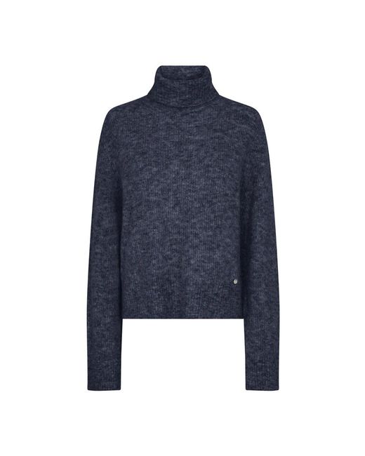 Mos Mosh Blue Turtlenecks
