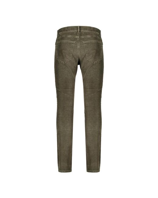 DIESEL Green Slim-Fit Trousers for men