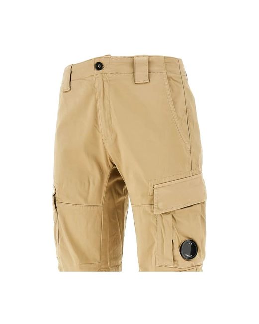 C P Company Natural Casual Shorts for men