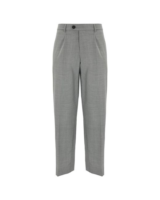 Amaranto Gray Suit Trousers for men