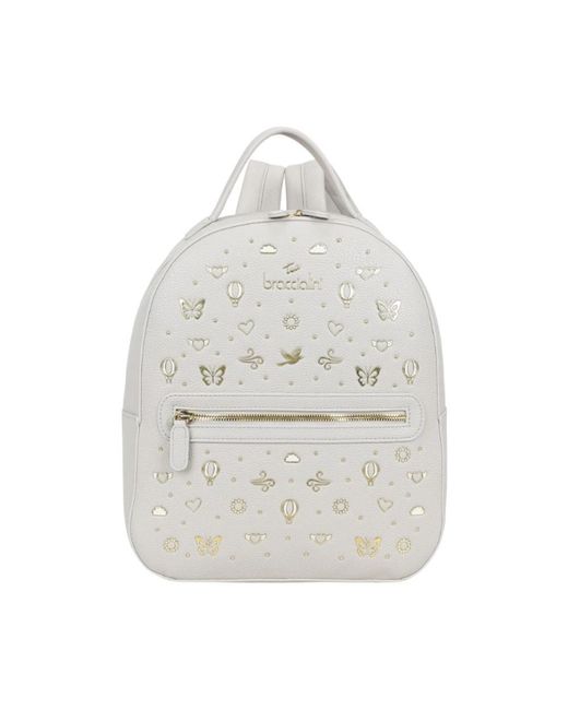 Braccialini White Beth Strass Rucksack