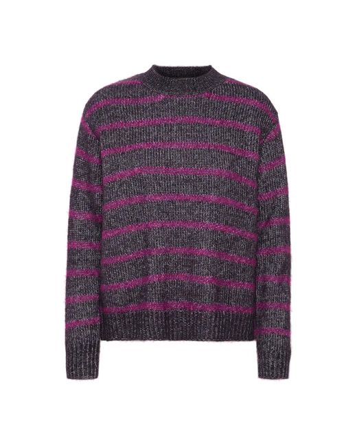 Kaffe Purple Gestreifter pullover lila violett