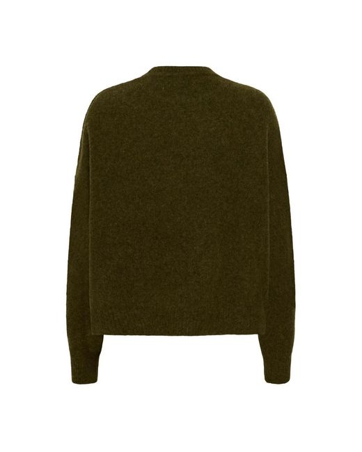 Round-Neck Knitwear di Inwear in Green