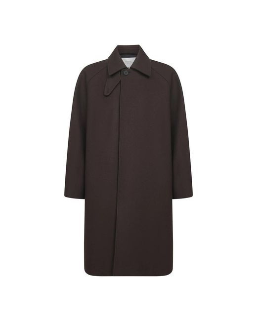 Studio Nicholson Jassen ,Bruin ,Katoen Cabo Coat in het Black voor heren