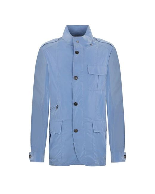 Denim Jackets Moorer pour homme en coloris Blue