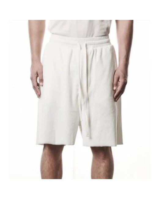 Thom Krom White Casual Shorts for men