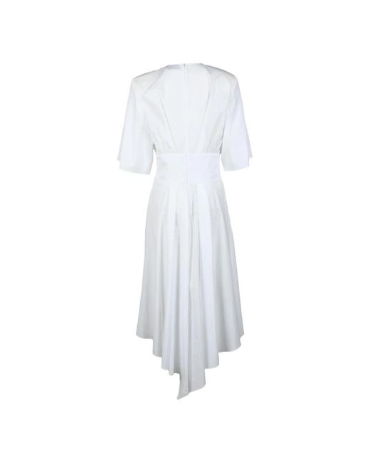 Alexandre Vauthier White Midi Dresses