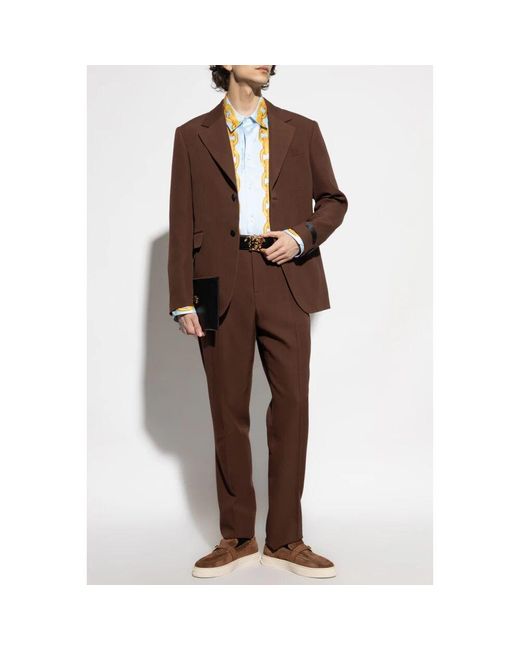 Casual Shirts di Versace in Yellow da Uomo