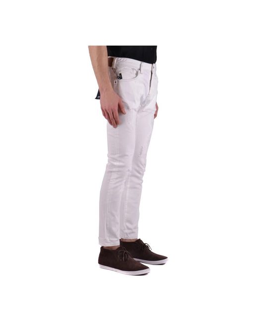 Armani Jeans White Straight Fit Jeans for men