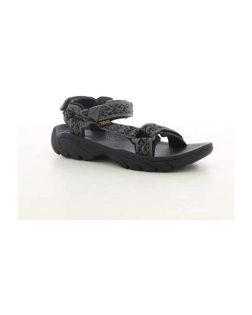 Flat Sandals Teva de hombre de color Black