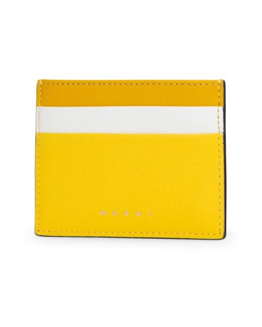 Marni Yellow Stilvolles portemonnaie für den täglichen gebrauch