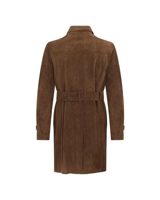 Trench Coats Moorer de hombre de color Brown