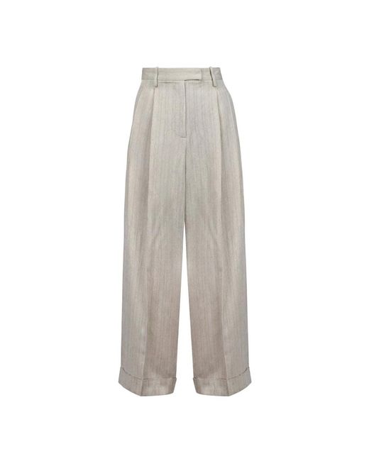 Wide Trousers Alysi en coloris Gray