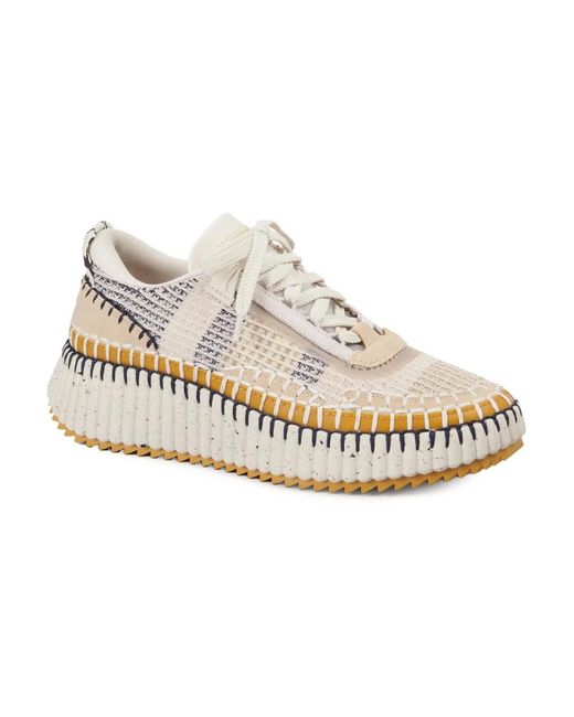 Baskets Chloé en coloris Natural