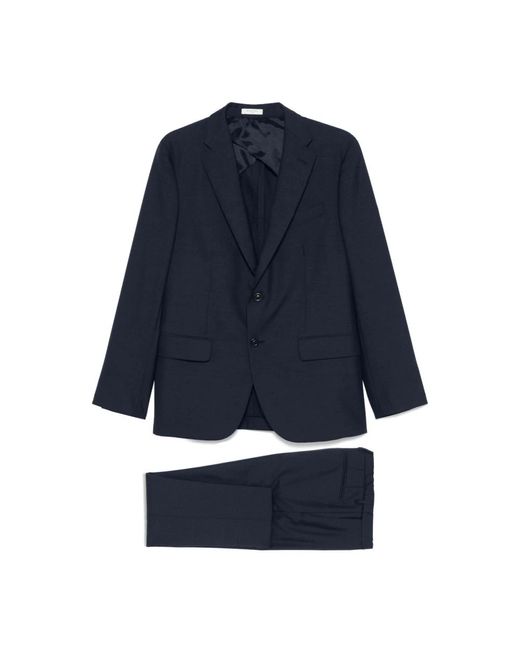 Single Breasted Suits Boglioli de hombre de color Blue