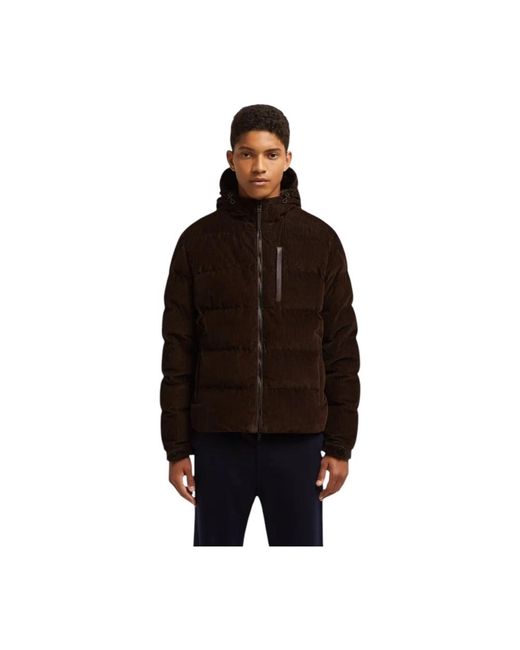 Moncler Brown Down Jackets for men