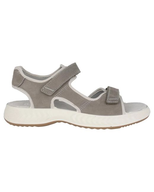 Ara Schoenen ,Grijs ,Suède Stijlvolle Damessandaal in het Gray
