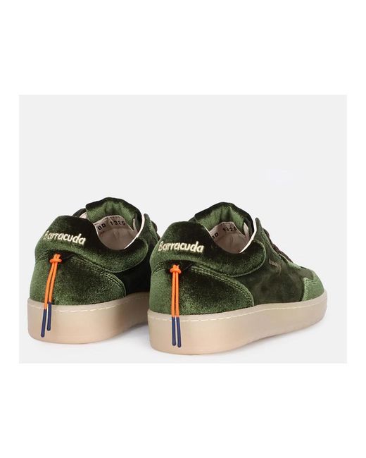 Barracuda Green E Samt-Sneakers - Bequem und vielseitig